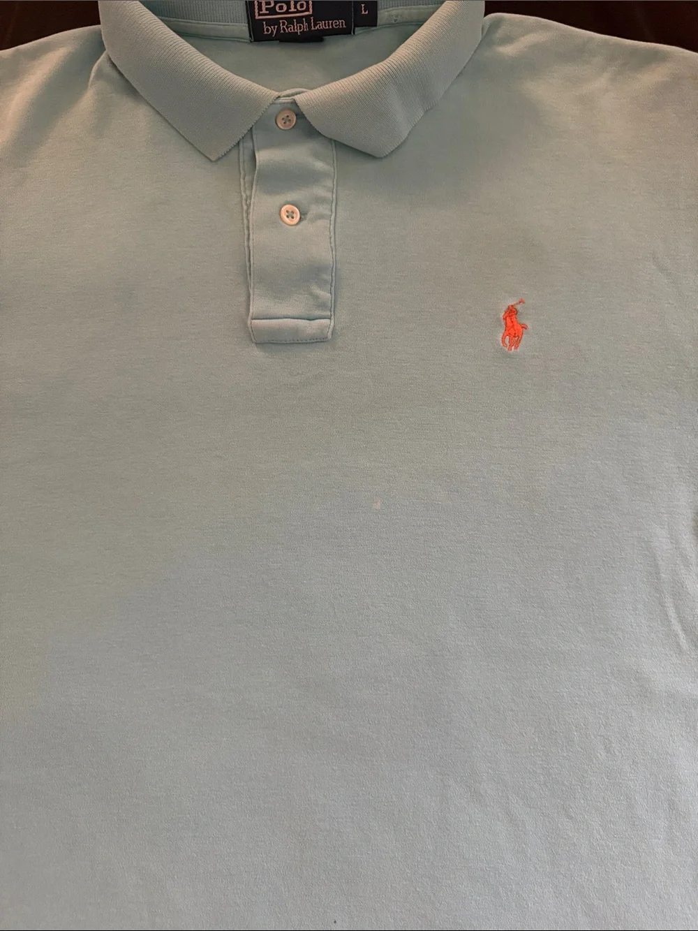 3 EUC RALPH LAUREN POLO polo shirts, size men’s L
